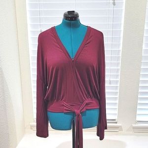 Maroon Blouse